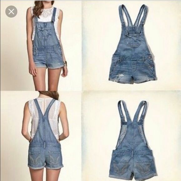 hollister overall shorts - Picture 2 of 2